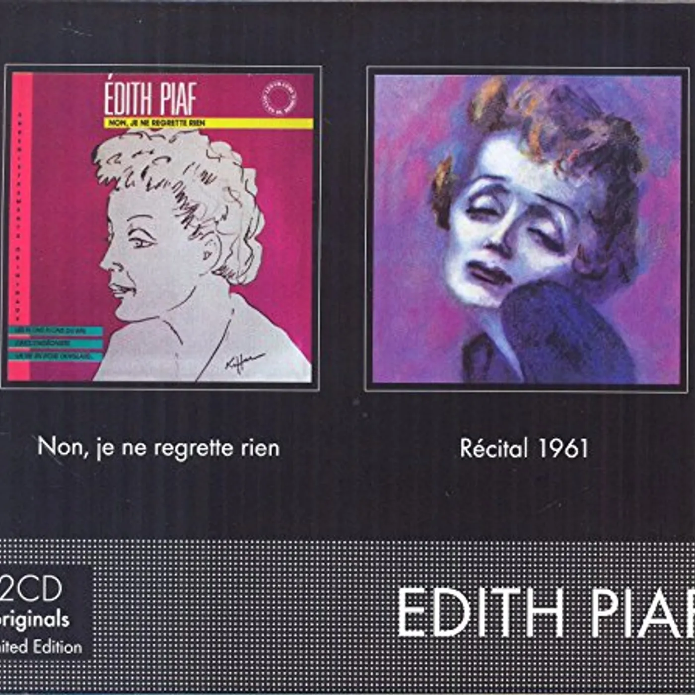Édith Piaf NON JE NE REGRETTE RIEN + RECITAL 1961 CD