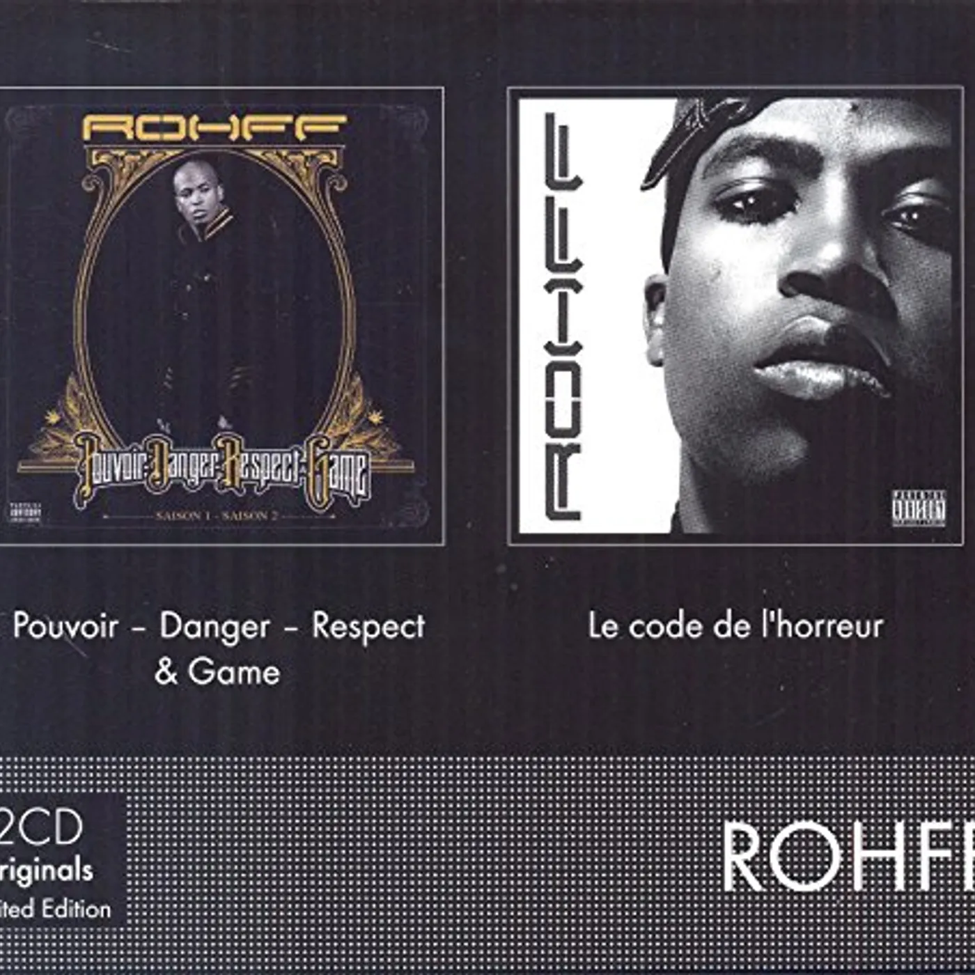 Rohff POUVOIR-DANGER-RESPECT & GAME CD