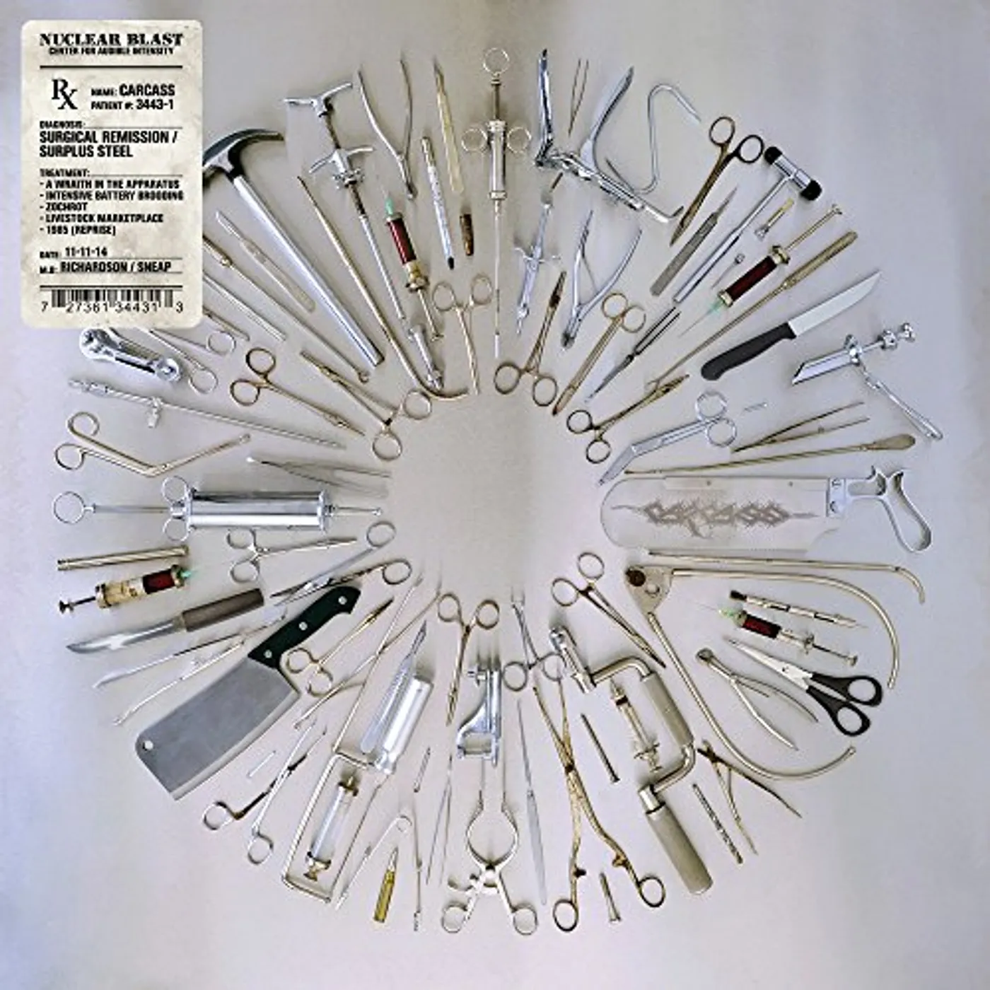 Carcass SURGICAL REMISSION / SURPLUS STEEL CD