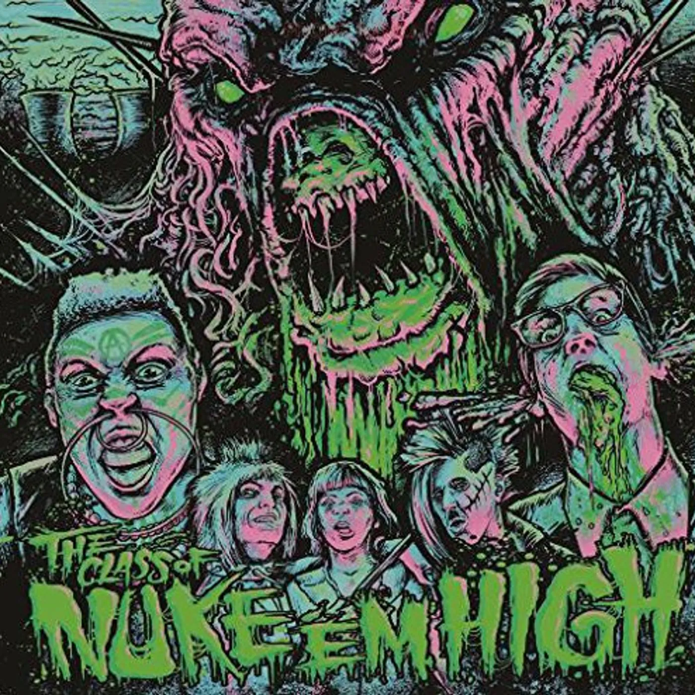 CLASS OF NUKE EM HIGH / O.S.T.   (DIGC) Vinyl Record - Black Vinyl, Green Vinyl