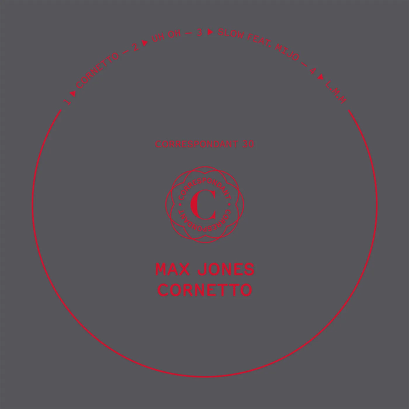 Max Jones CORNETTO Vinyl Record