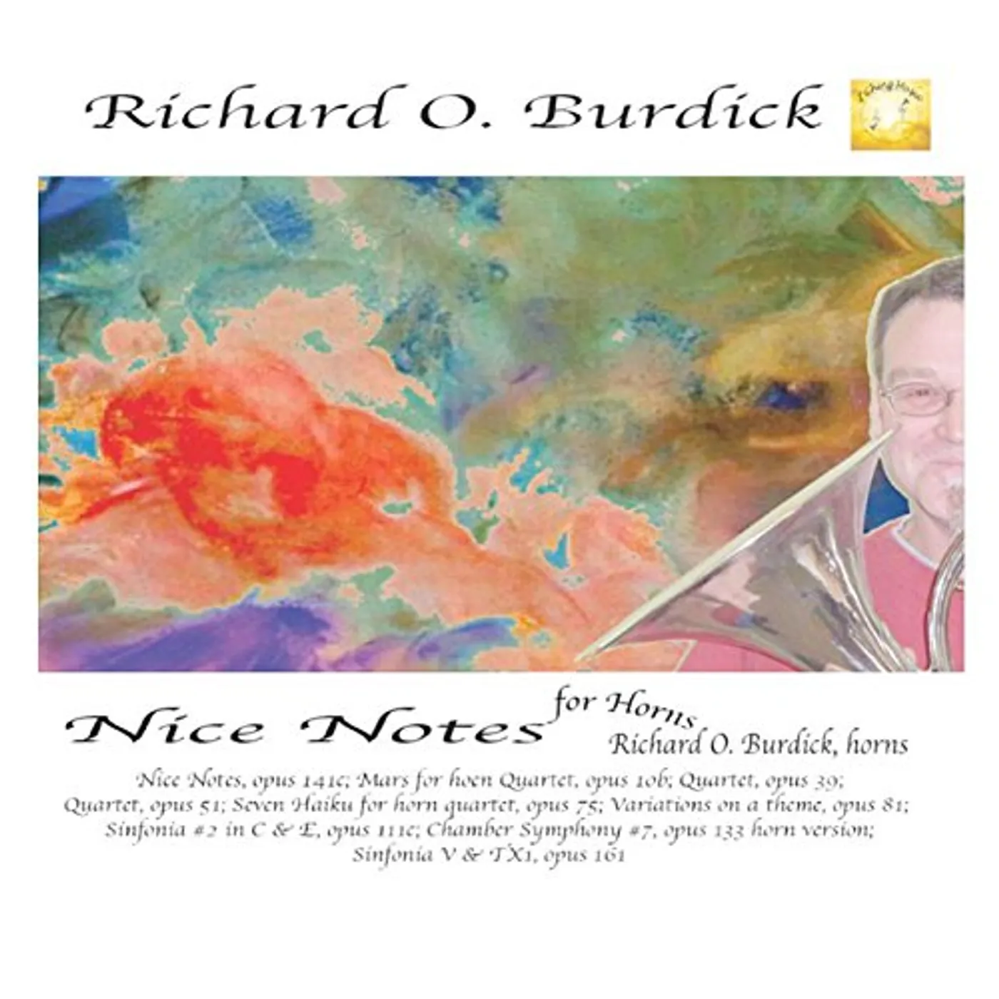 Richard O. Burdick NICE NOTES FOR HORNS CD