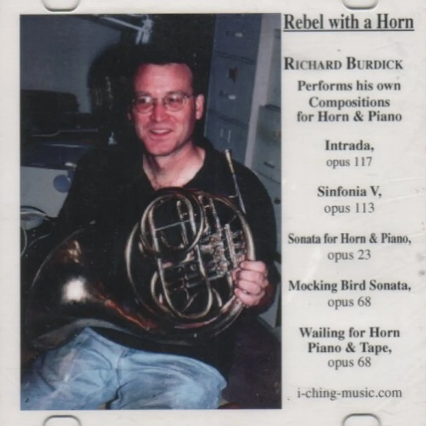 Richard O. Burdick REBEL WITH A HORN CD