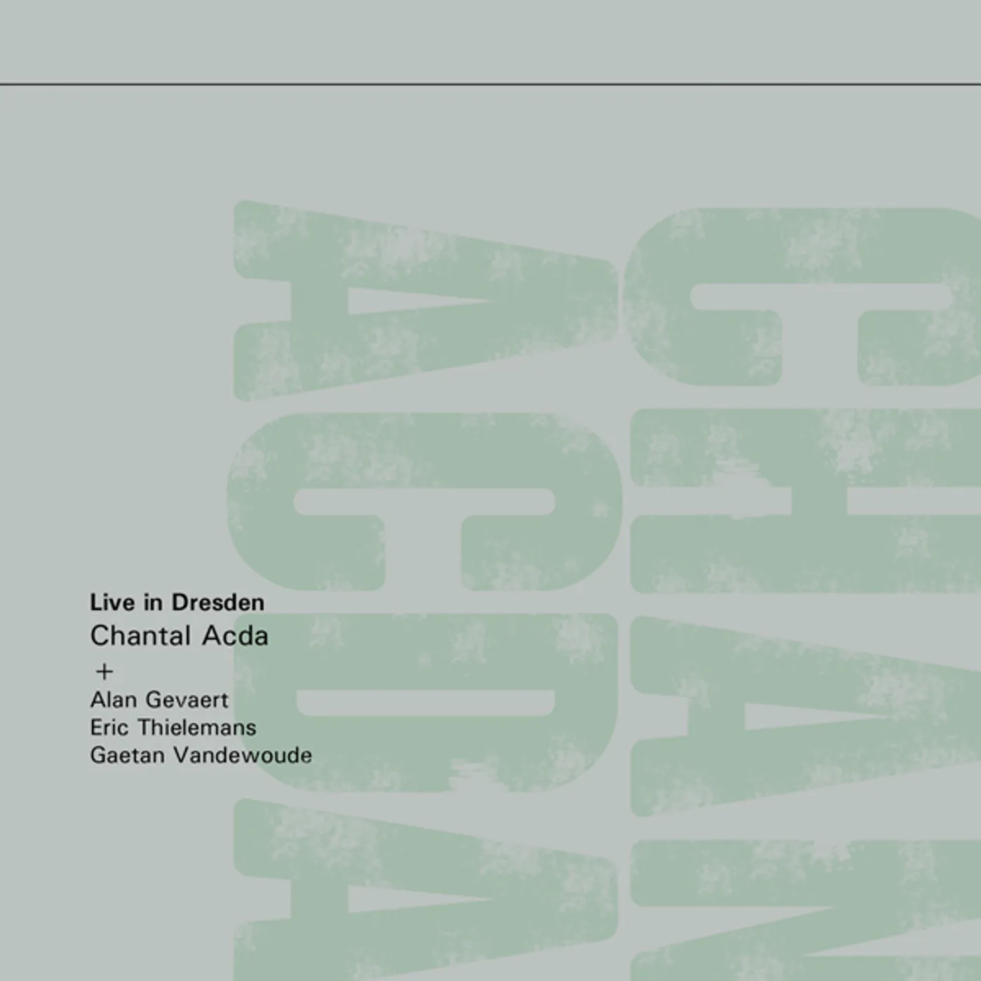 Chantal Acda LIVE IN DRESDEN CD