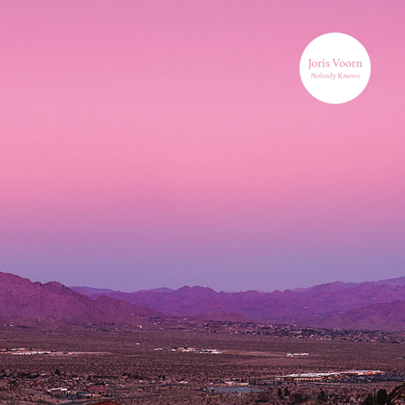 Joris Voorn NOBODY KNOWS CD