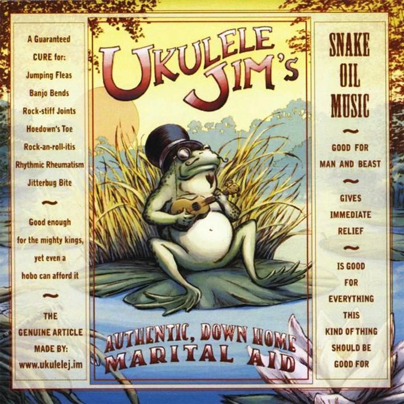 UKULELE JIM'S AUTHENTIC DOWN HOME MARITAL AID CD