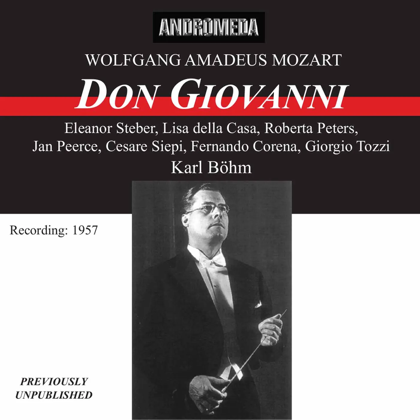 Wolfgang Amadeus Mozart DON GIOVANNI: STEBER-DELLA CD