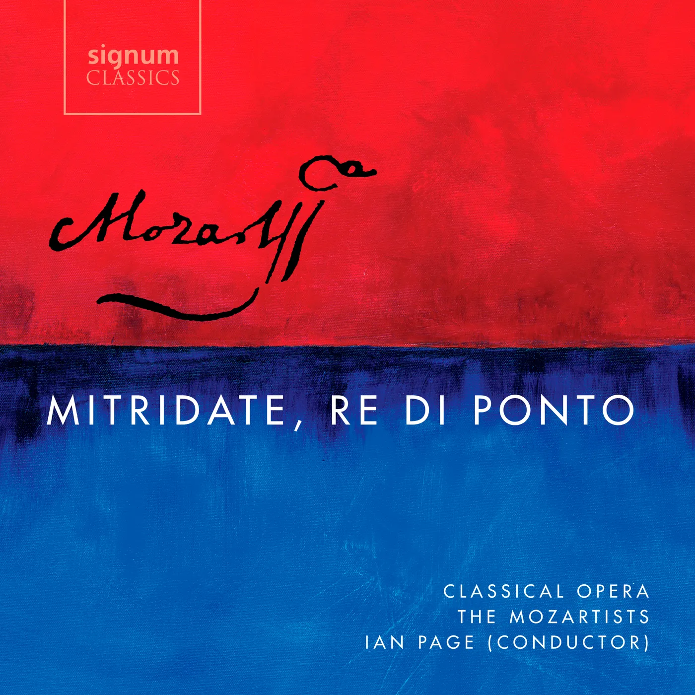 Wolfgang Amadeus Mozart MITRIDATE RE DI PONTO CD
