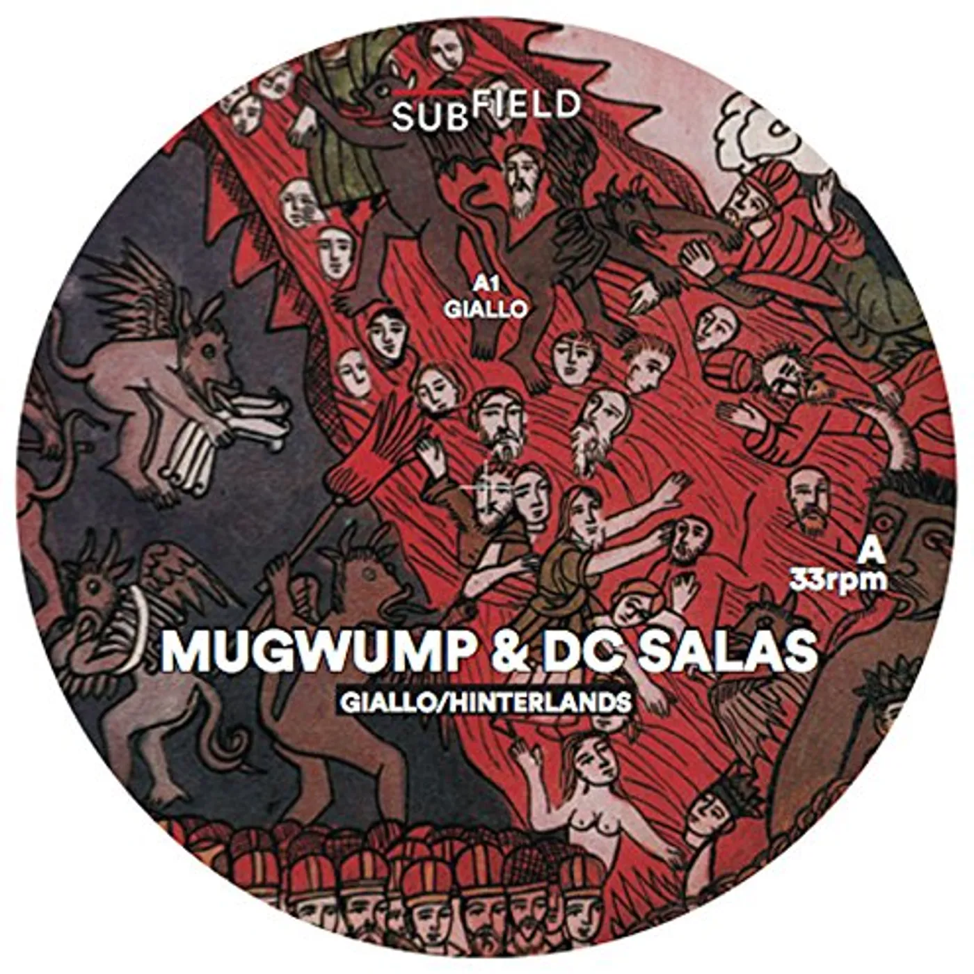 Mugwump & DC Salas GIALLO / HINTERLANDS Vinyl Record - UK Release