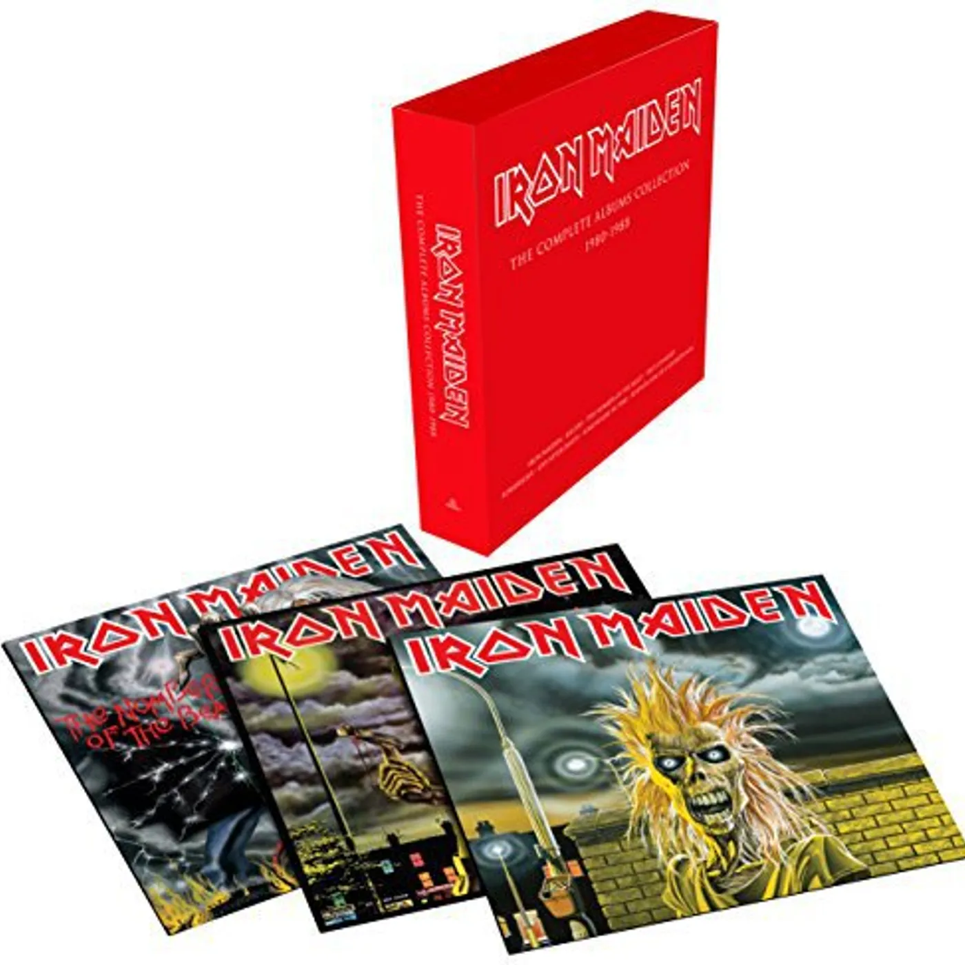 Iron Maiden COMPLETE ALBUMS COLLECTION 1980-1988 (BOX SET) Vinyl Record