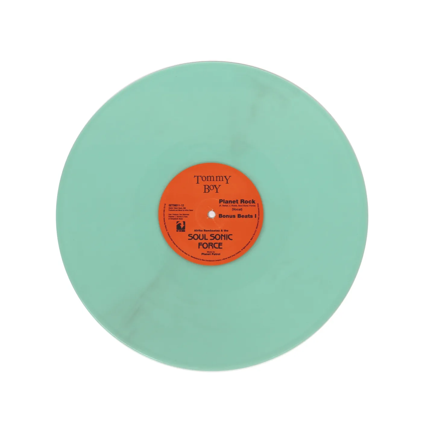 Afrika Bambaataa PLANET ROCK (GLOW IN THE DARK VINYL) Vinyl Record