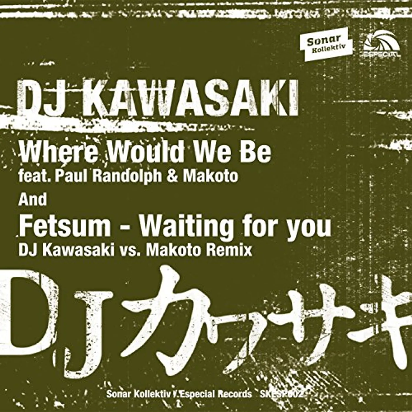 DJ KAWASAKI WHERE WOULD WE BE Vinyl Record