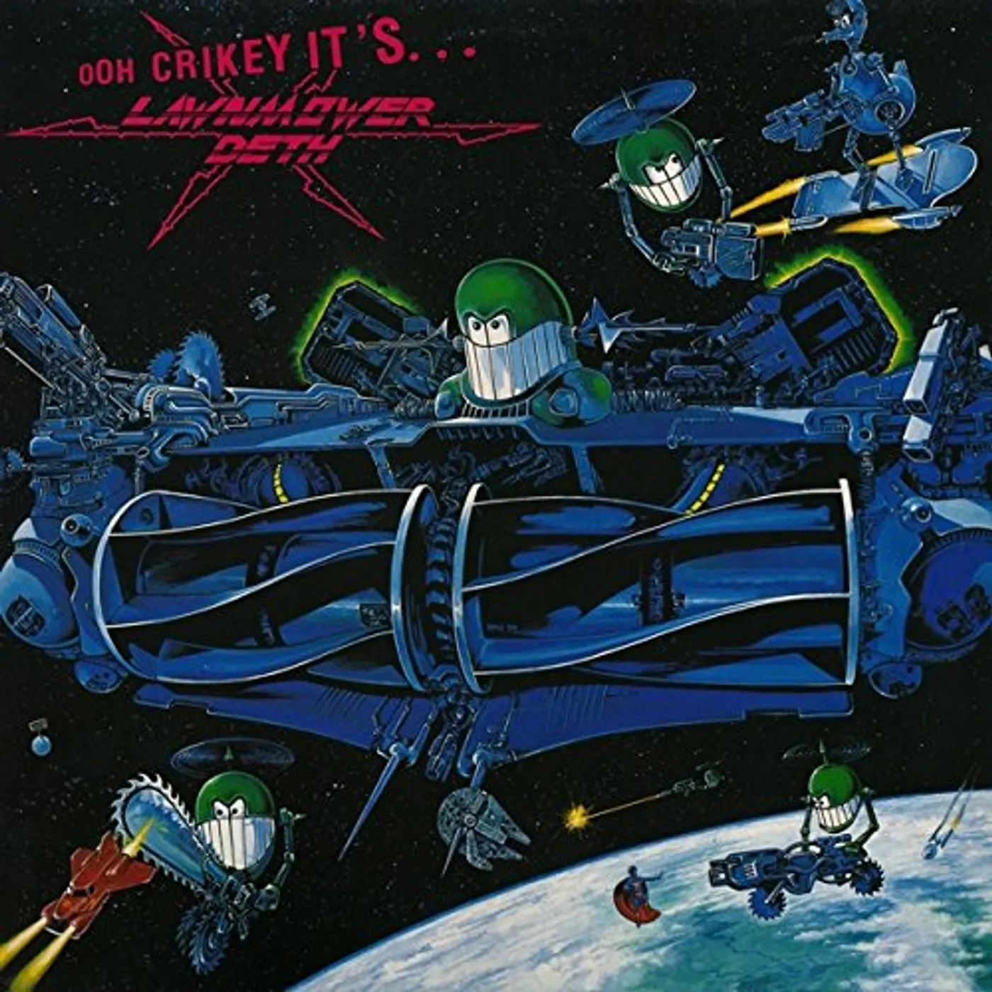 OOH CRIKEY IT'S LAWNMOWER DETH Vinyl Record