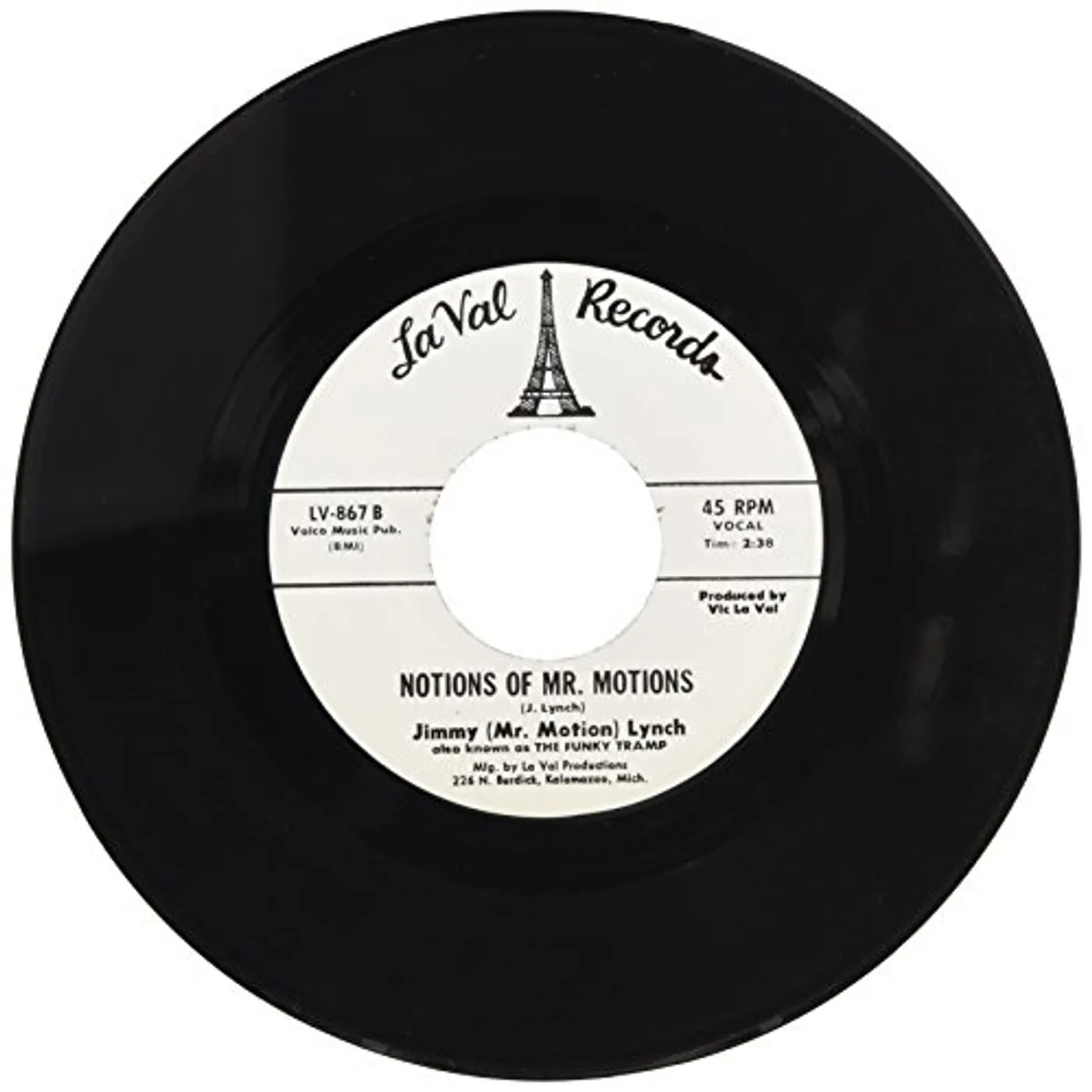 Jimmy Lynch Notions of Mr. Motions Vinyl Record