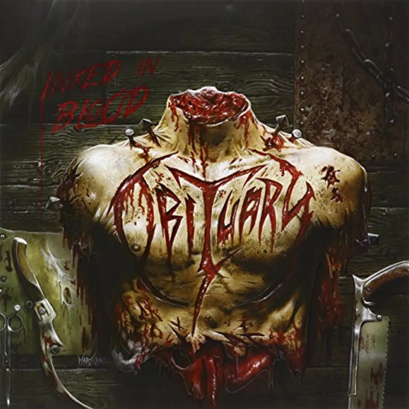 Obituary INKED IN BLOOD: GREEN VINYL Vinyl Record