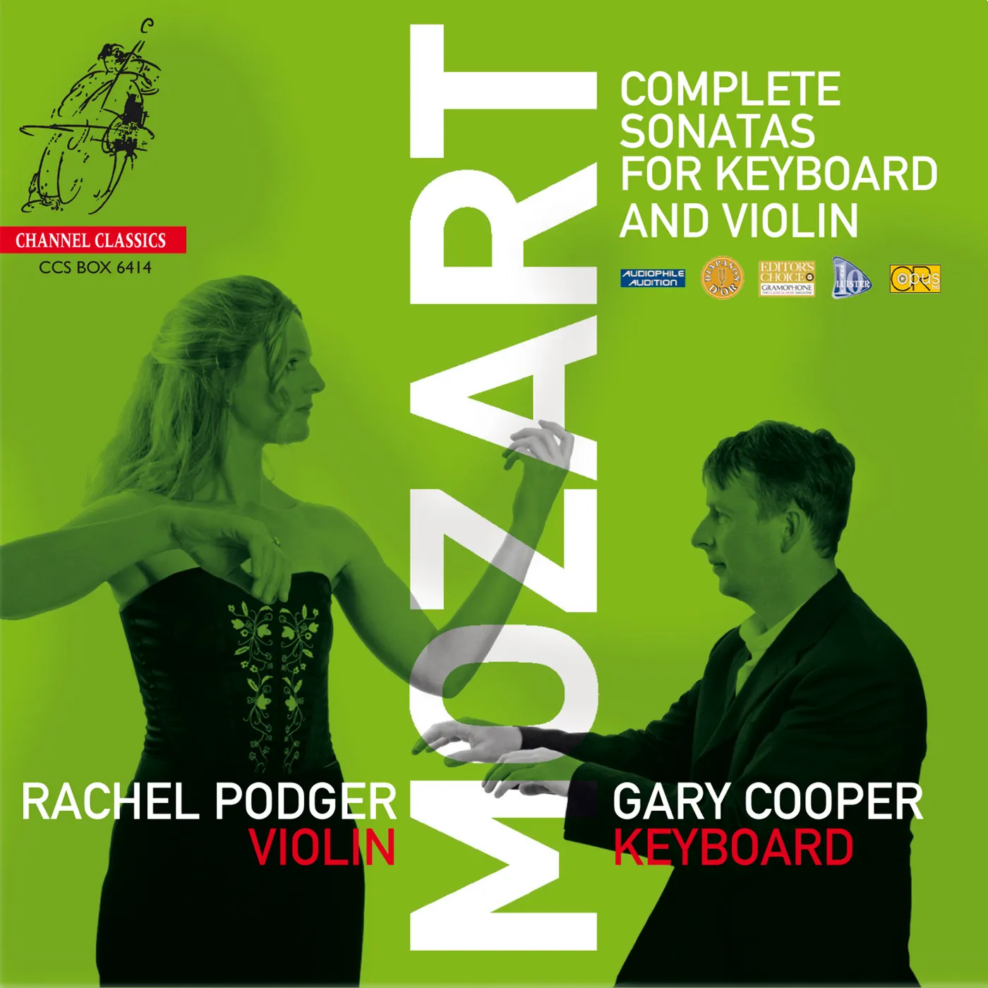 Mozart / Podger / Cooper COMPLETE SONATAS FOR KEYBOARD & VIOLIN CD