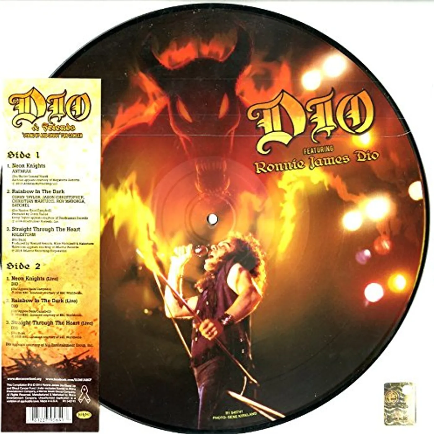 Ronnie James Dio / Dio & Friends DIO & FRIENDS STAND UP & SHOUT FOR CANCER Vinyl Record
