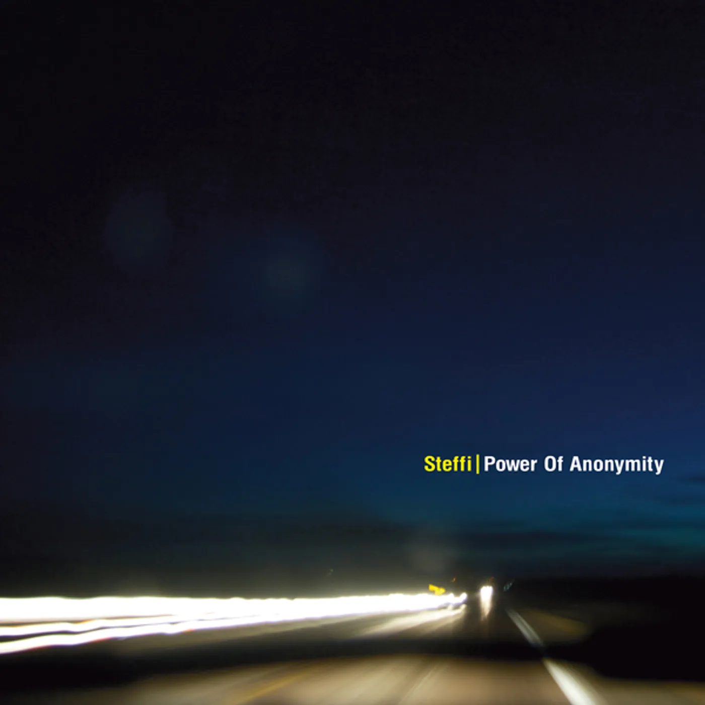 Steffi POWER OF ANONYMITY CD