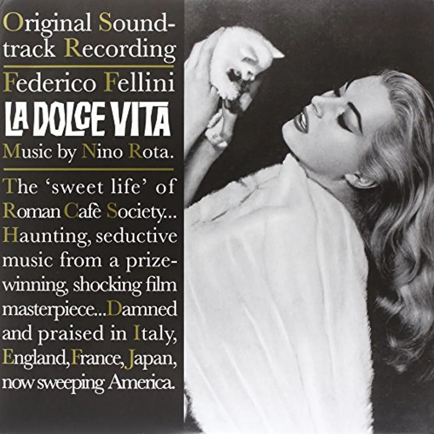 Nino  Rota LA DOLCE VITA / O.S.T. Vinyl Record
