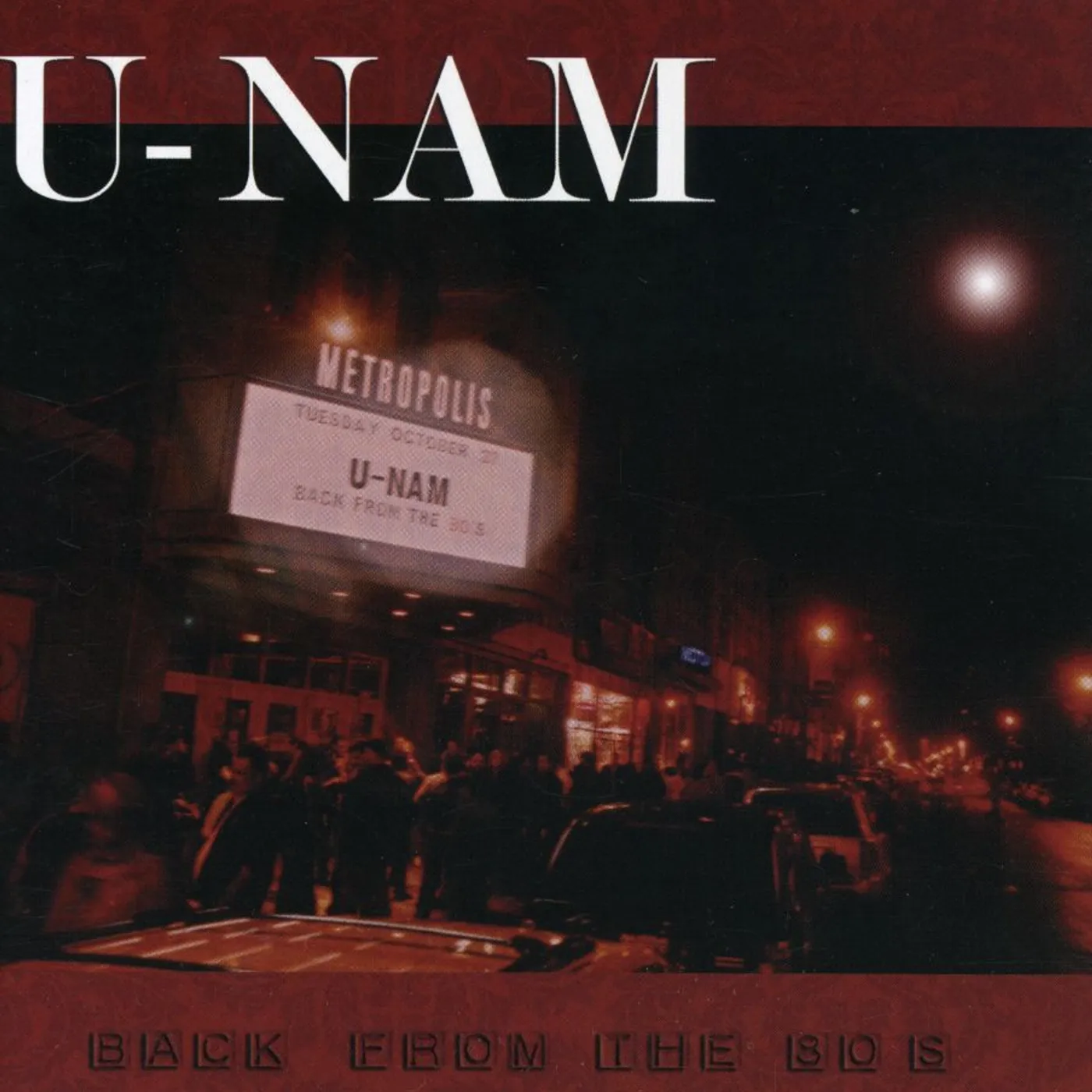 U-Nam BACK FROM THE 80'S CD
