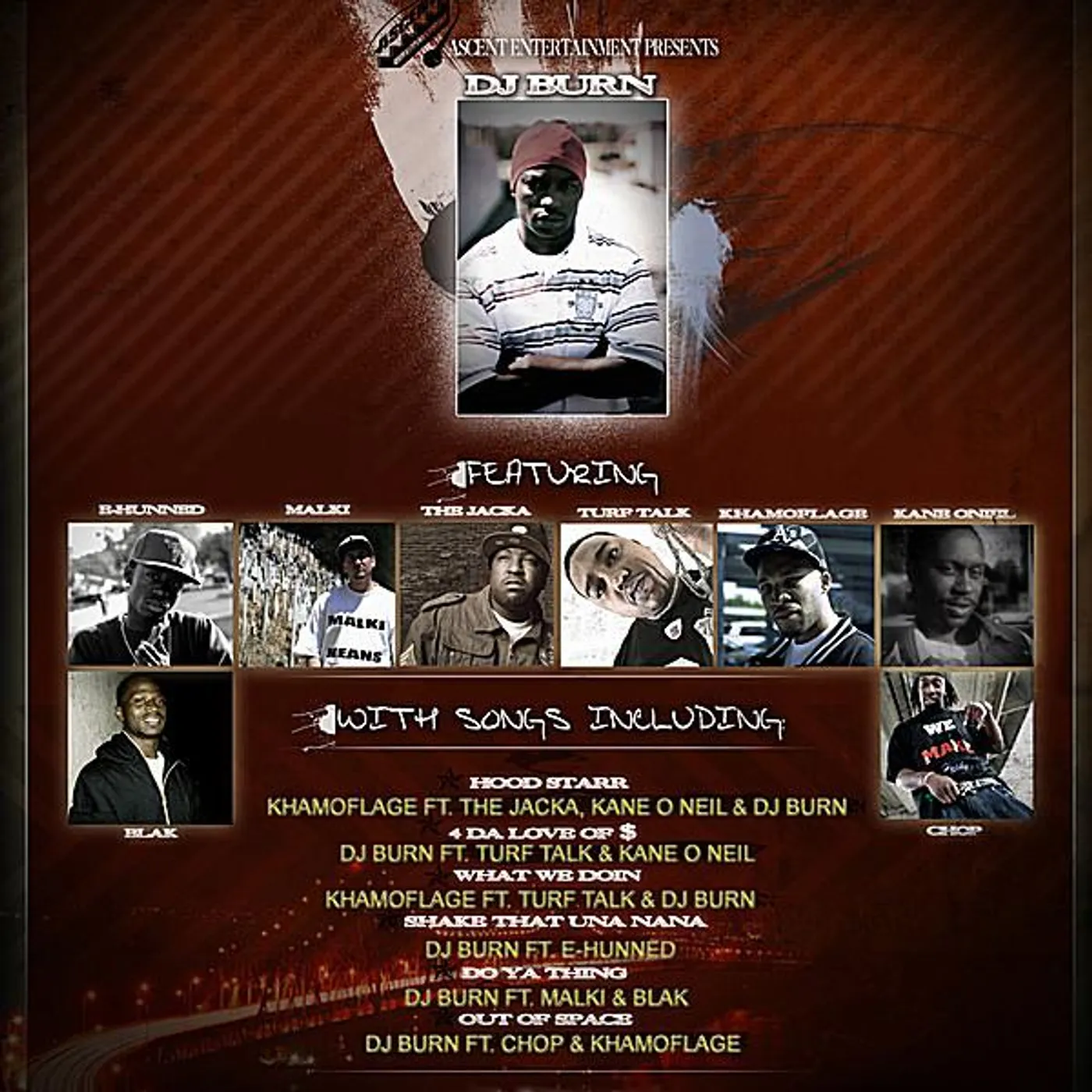 DJ Burn ASCENT ENTERTAINMENT PRESENTS CD