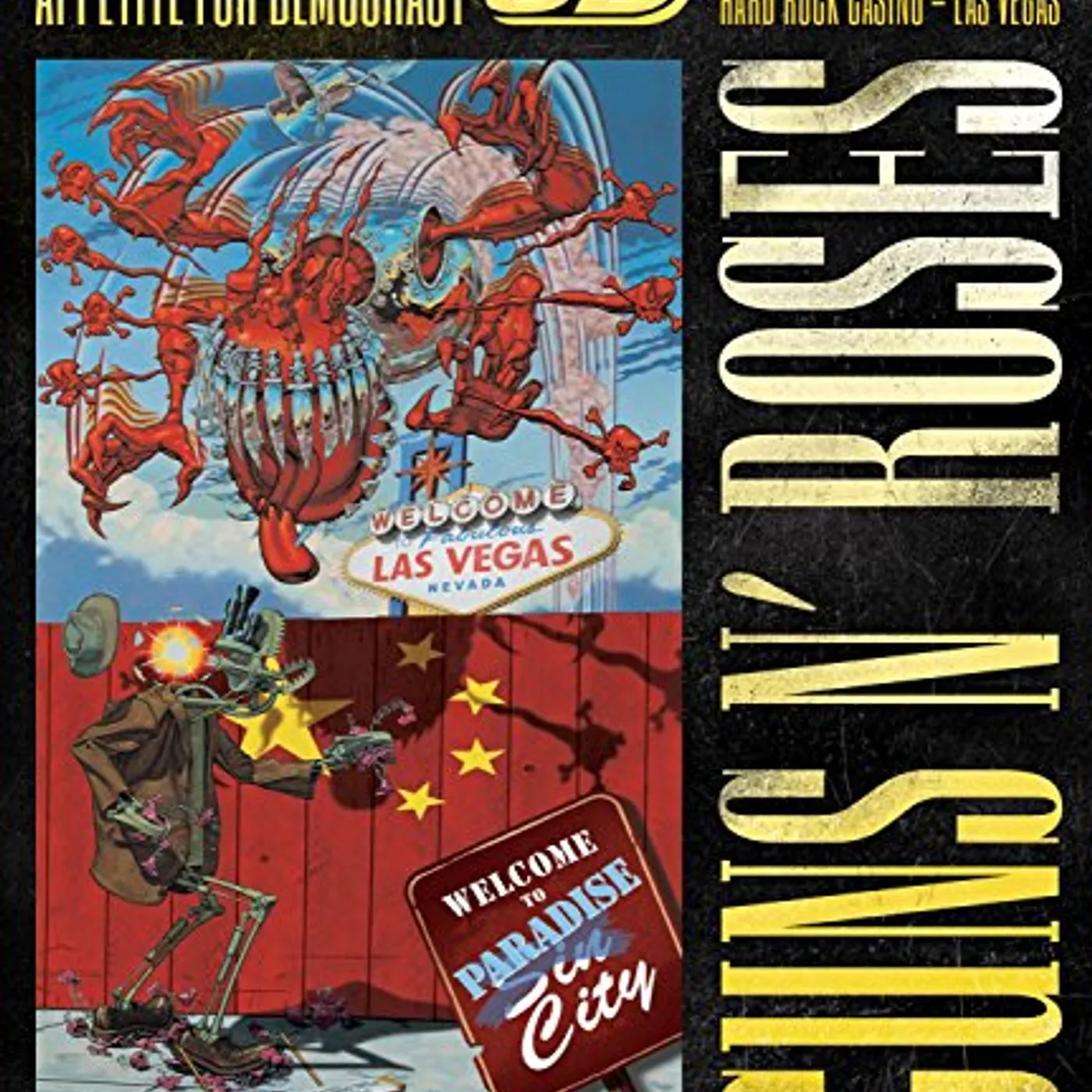 Guns N' Roses APPETITE FOR DEMOCRACY 3D: LIVE AT THE HARD ROCK Blu-ray