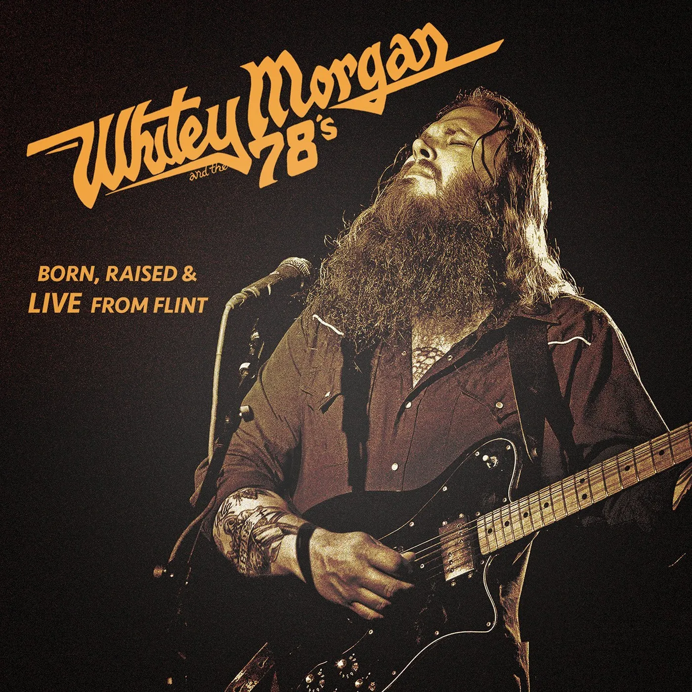 Whitey Morgan and the 78's BORN RAISED & LIVE FROM FLINT CD