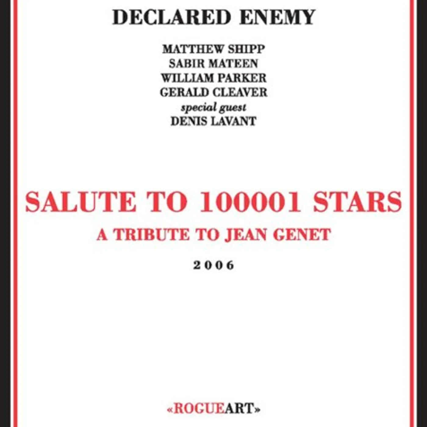 Matthew Shipp DECLARED ENEMY: SALUTE TO 100001 STARS CD