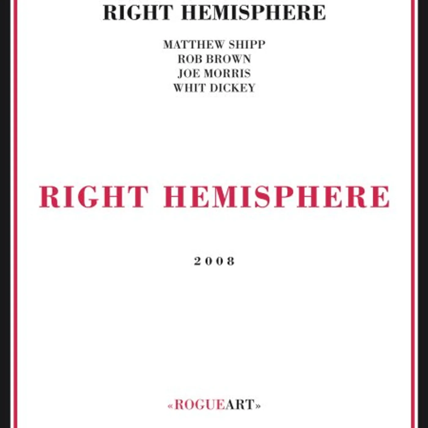 Matthew Shipp RIGHT HEMISPHERE CD