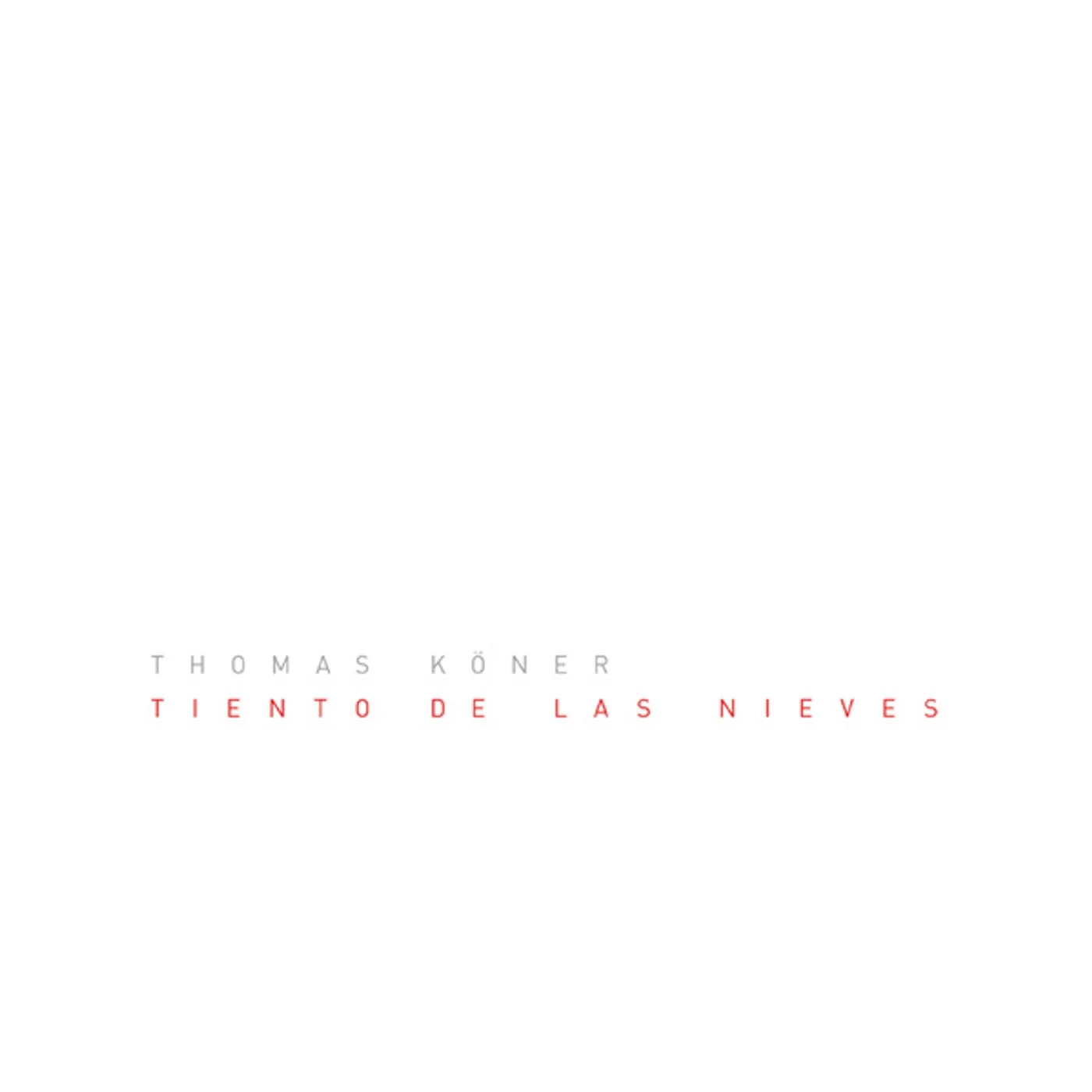 Thomas Köner TIENTO DE LAS NIEVES CD