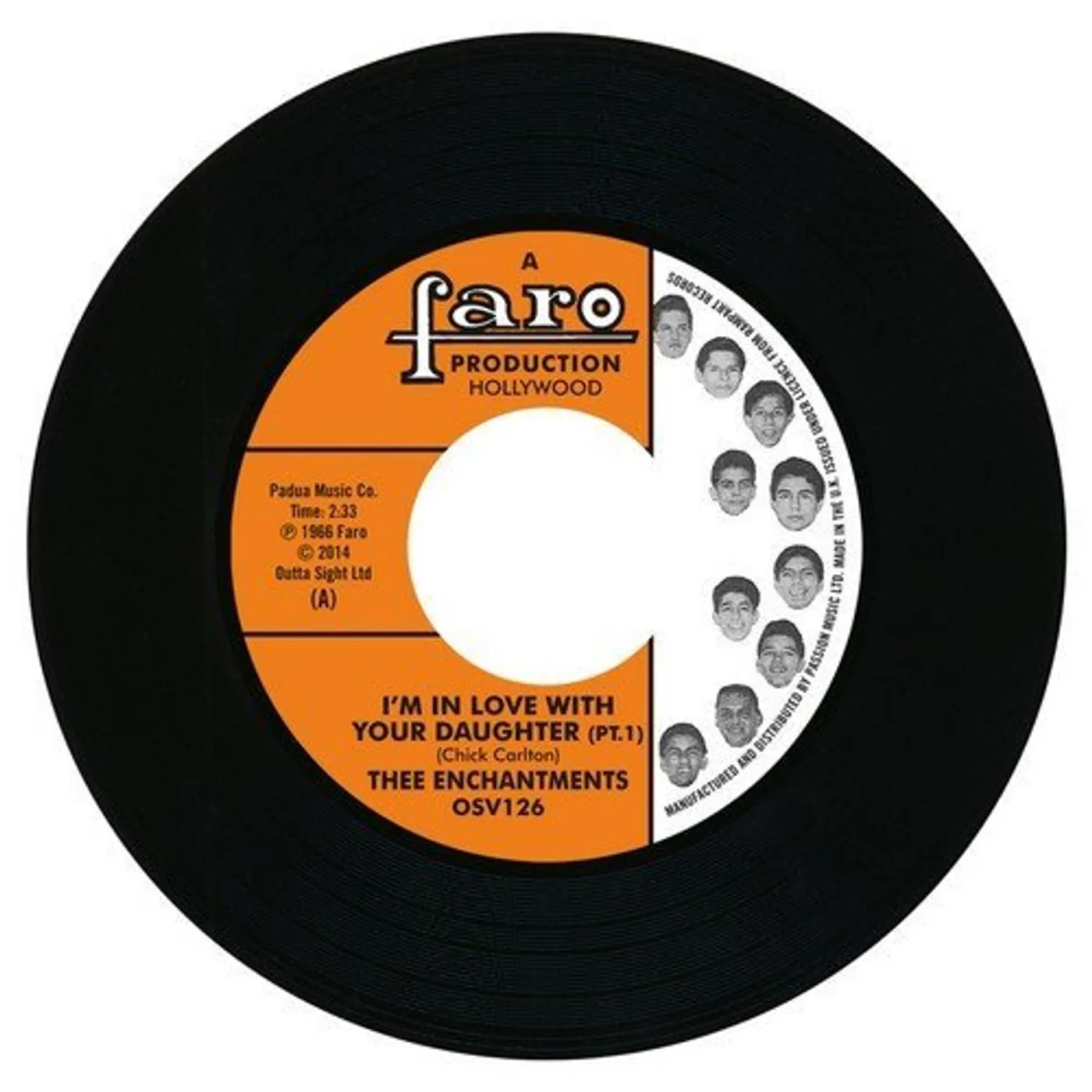 ENCHANTMENTS / FOUR TEMPOS I'M IN LOVE WITH YOUR DAUGHTER / COME ON HOME Vinyl Record