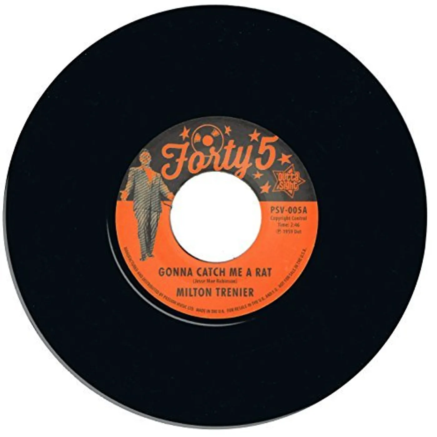 Trenier / Milton Dean Jones GONNA CATCH ME A RAT / ST. JAMES INFIRMARY Vinyl Record