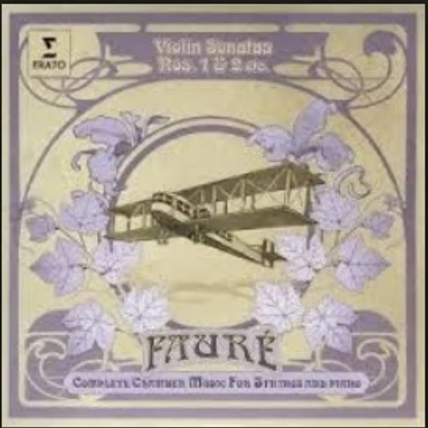 Renaud Capuçon FAURE: VIOLIN SONATA NO. 1 & 2. BERCE CD