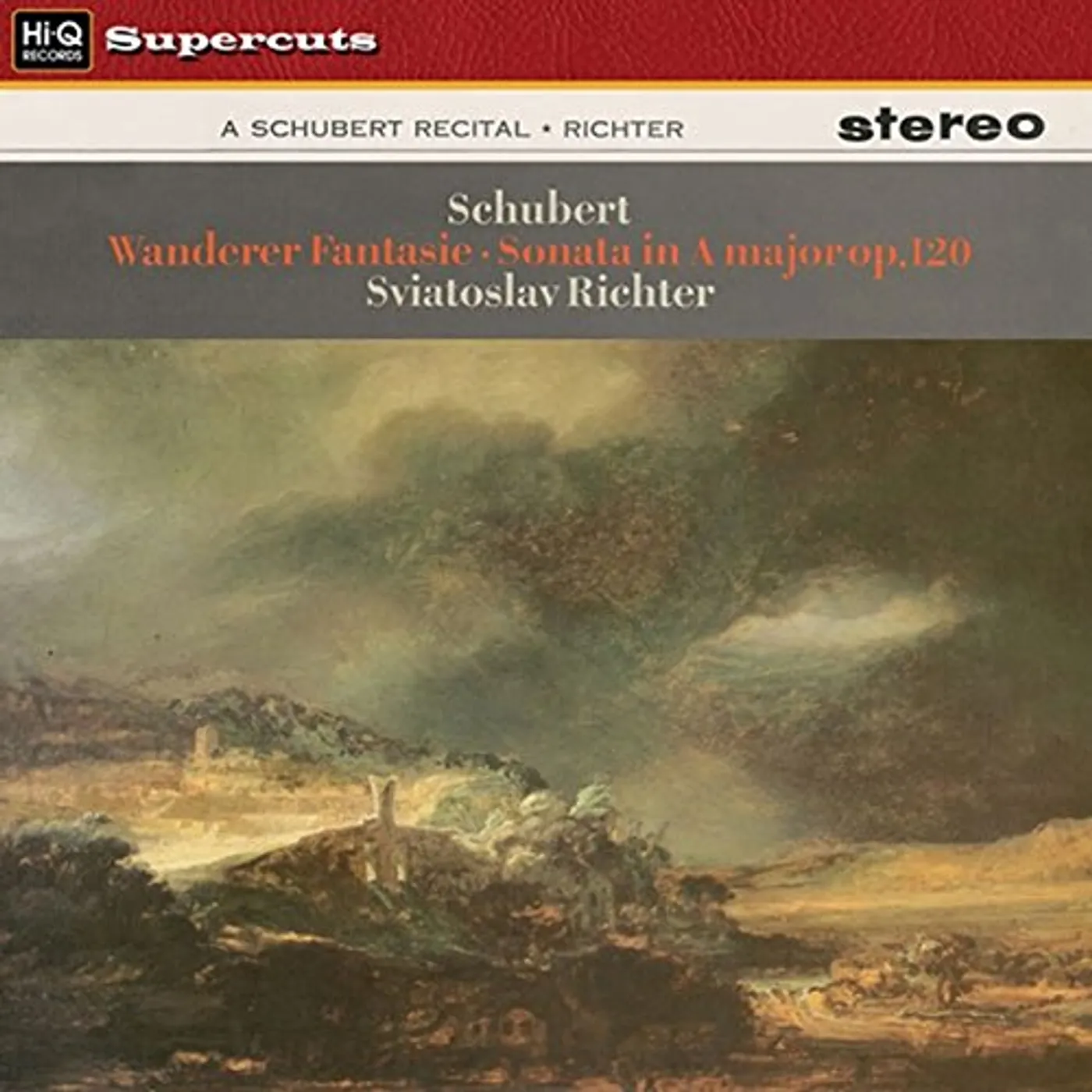 Sviatoslav Richter WANDERER FANTASIE & SONATA IN A MAJOR OP. 120 Vinyl Record