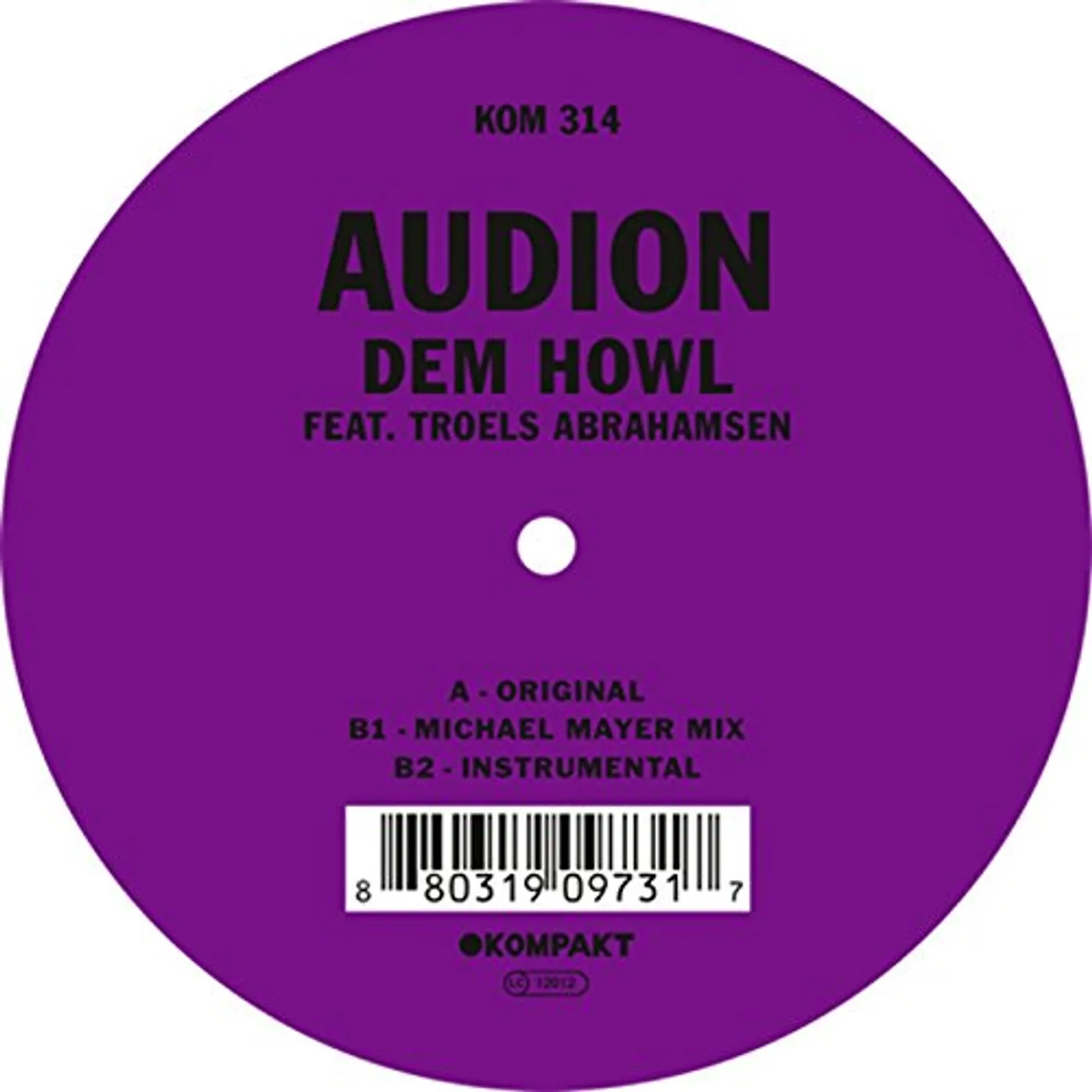Audion Dem Howl Vinyl Record