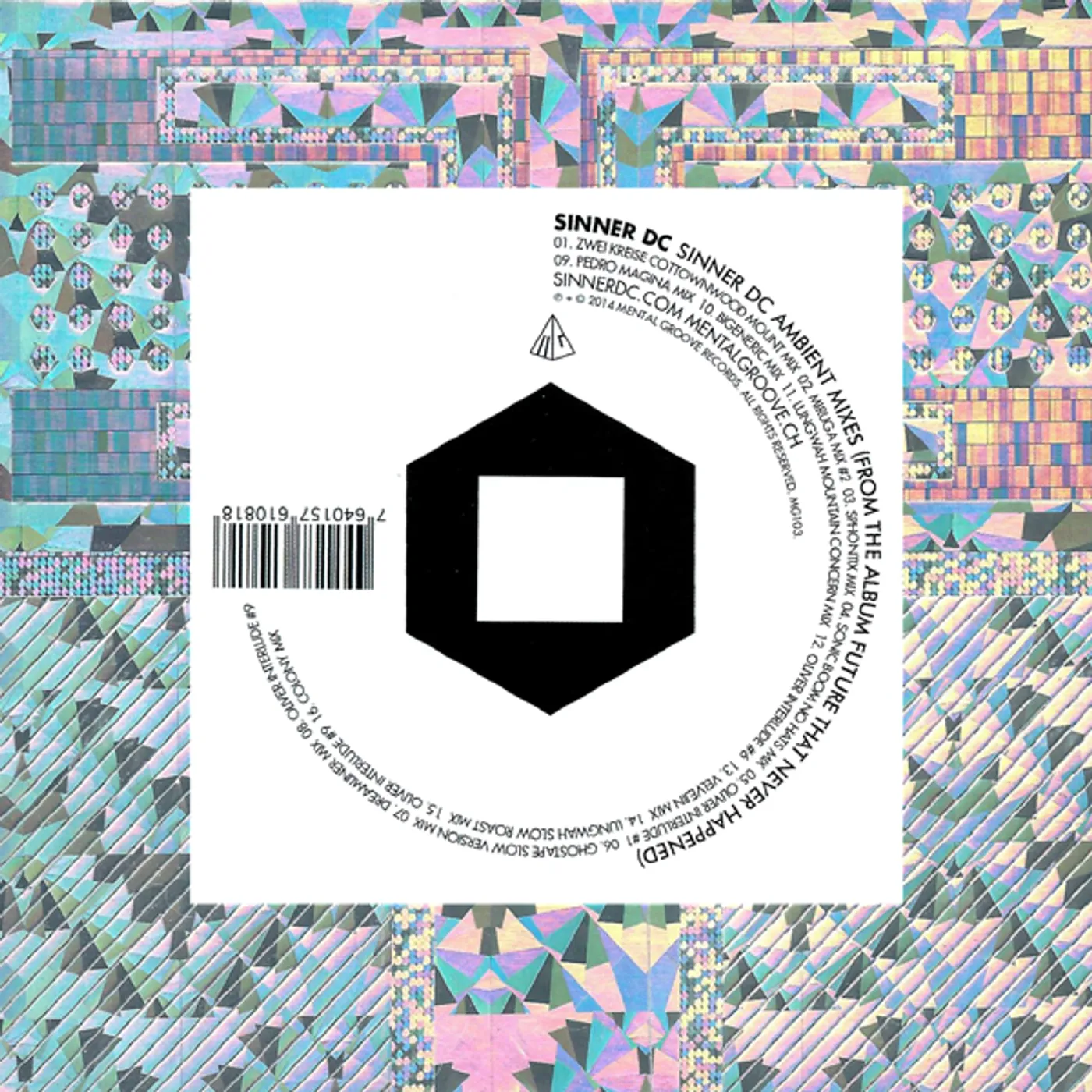 Sinner DC AMBIENT MIXES CD