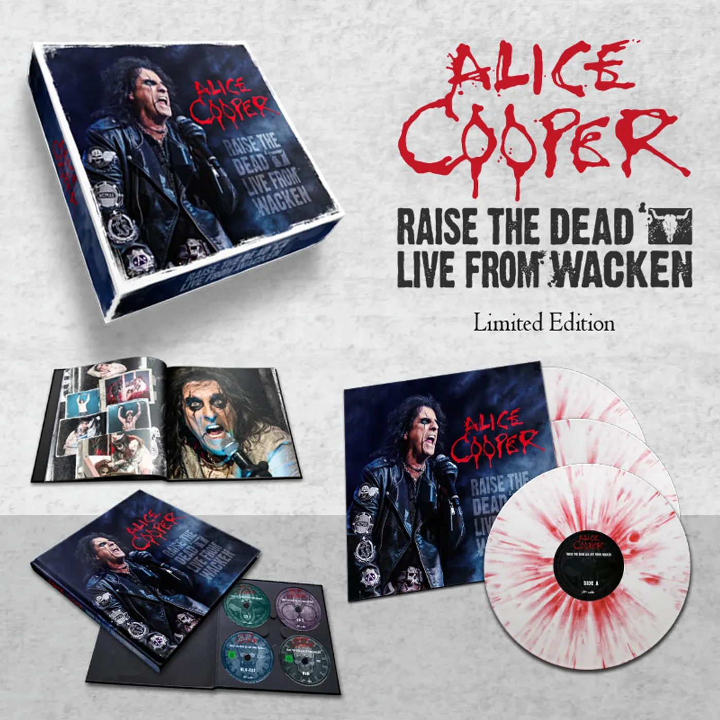 Alice Cooper RAISE THE DEAD: LIVE FROM WACKEN Vinyl Record