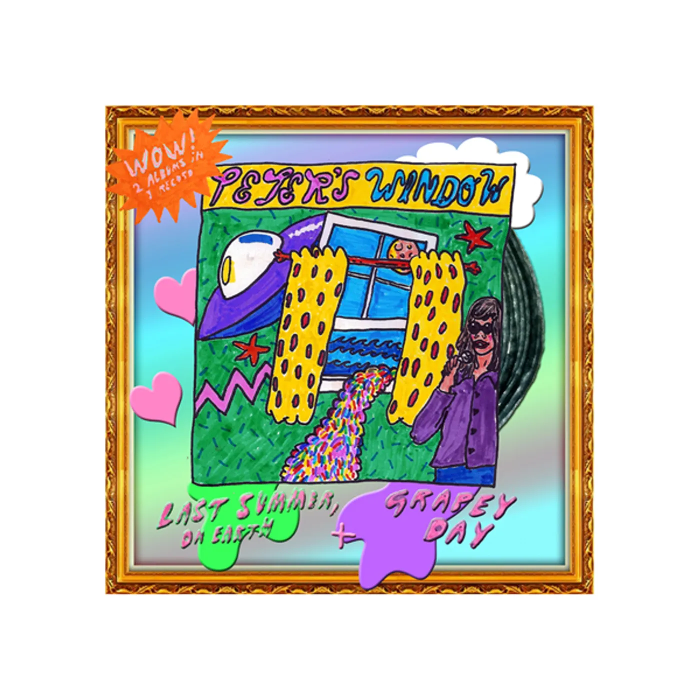 PETERS WINDOW LAST SUMMER ON EARTH / GRAPEY DAY Vinyl Record