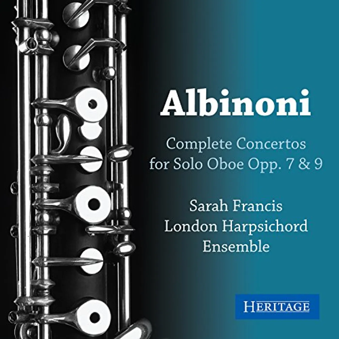 Sarah Francis ALBINONI: COMPLETE CONCERTOS FOR SOLO OBOE CD