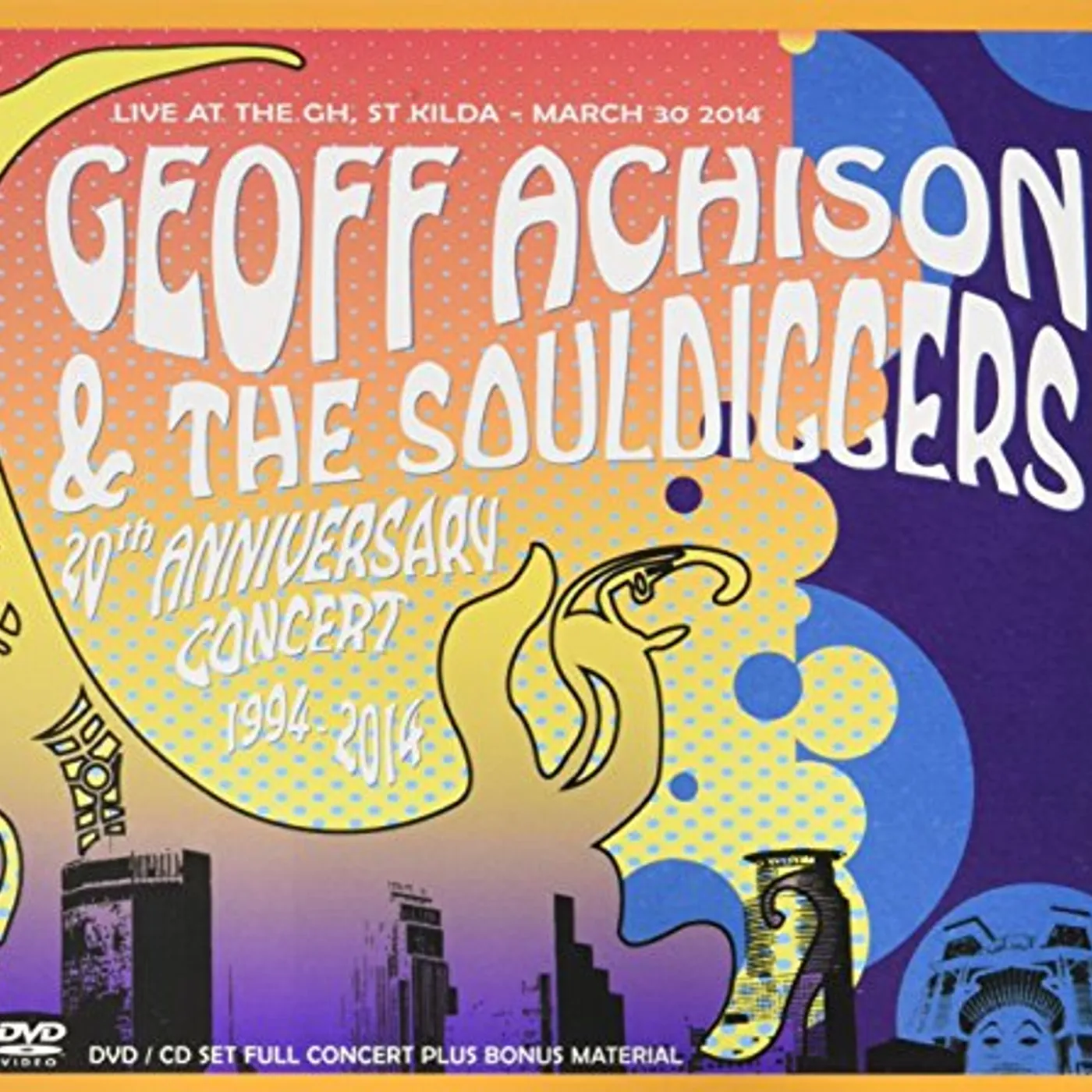 Geoff Achison 20TH ANNIVERSARY CONCERT. 1994-14 CD