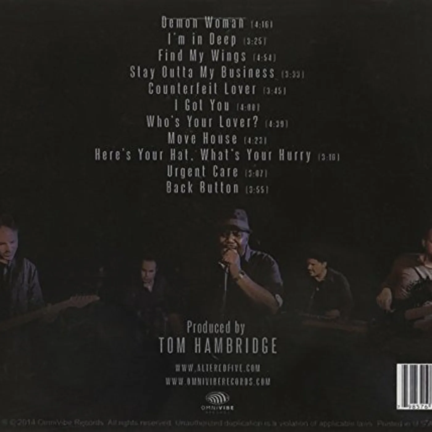 Altered Five Blues Band CRYIN' MERCY CD