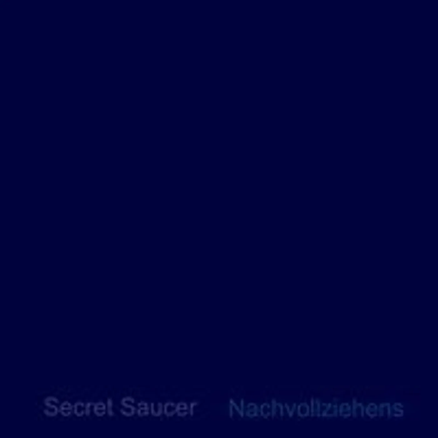 Secret Saucer NACHVOLLZIEHENS CD