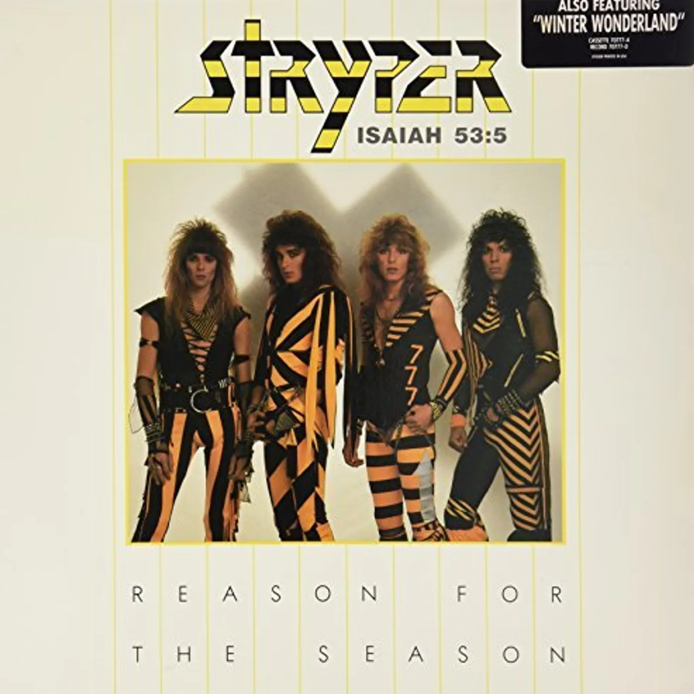 Stryper REASON FOR THE SEASON / WINTER WONDERLAND Vinyl Record