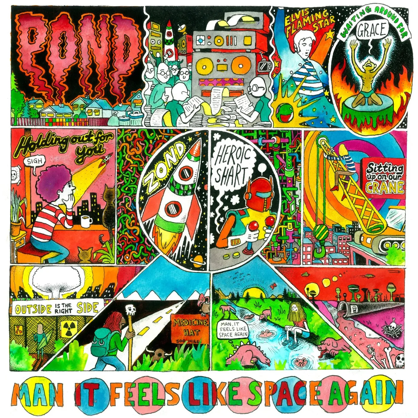 Pond MAN IT FEELS LIKE SPACE AGAIN CD