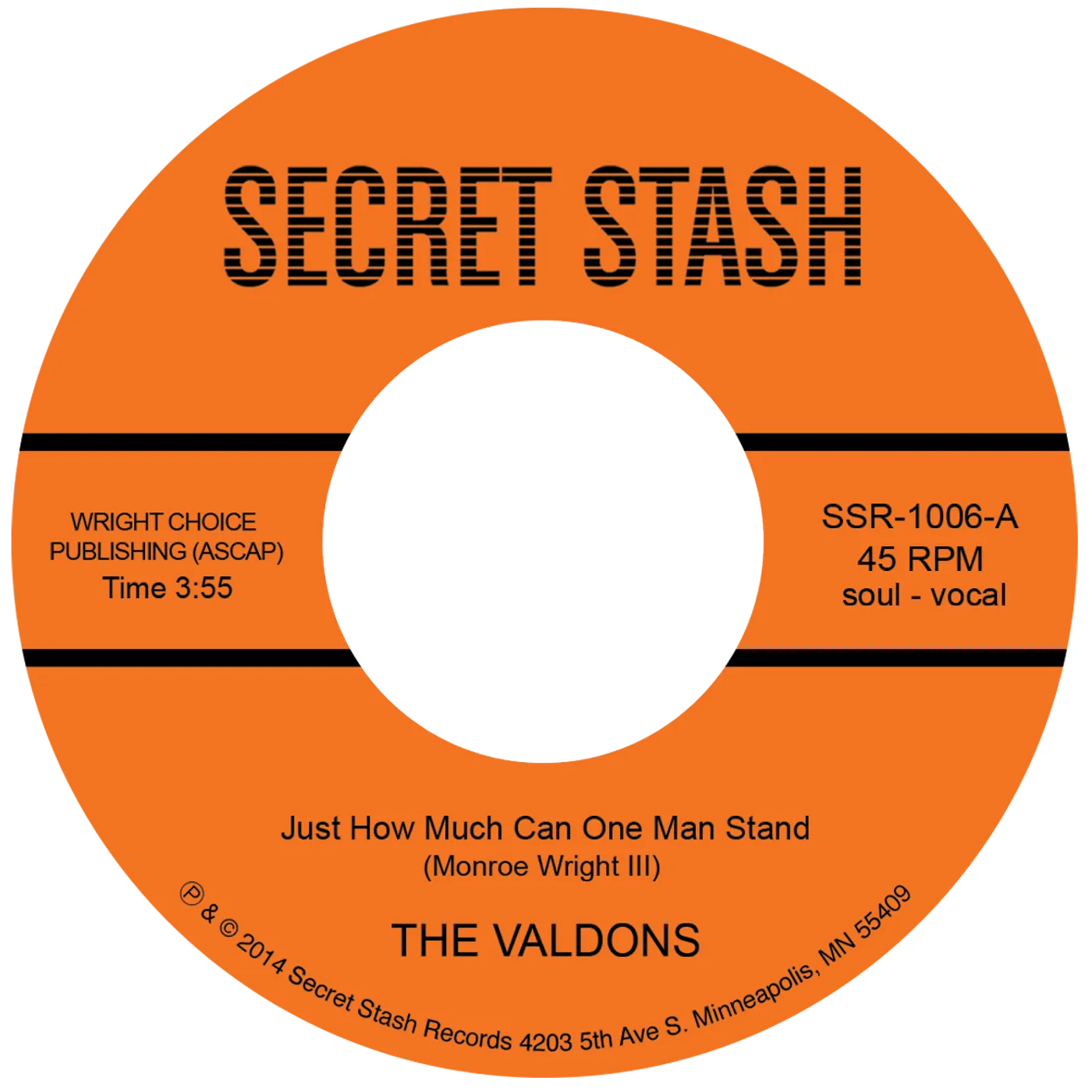 The Valdons JUST HOW MUCH CAN ONE MAN STAND Vinyl Record