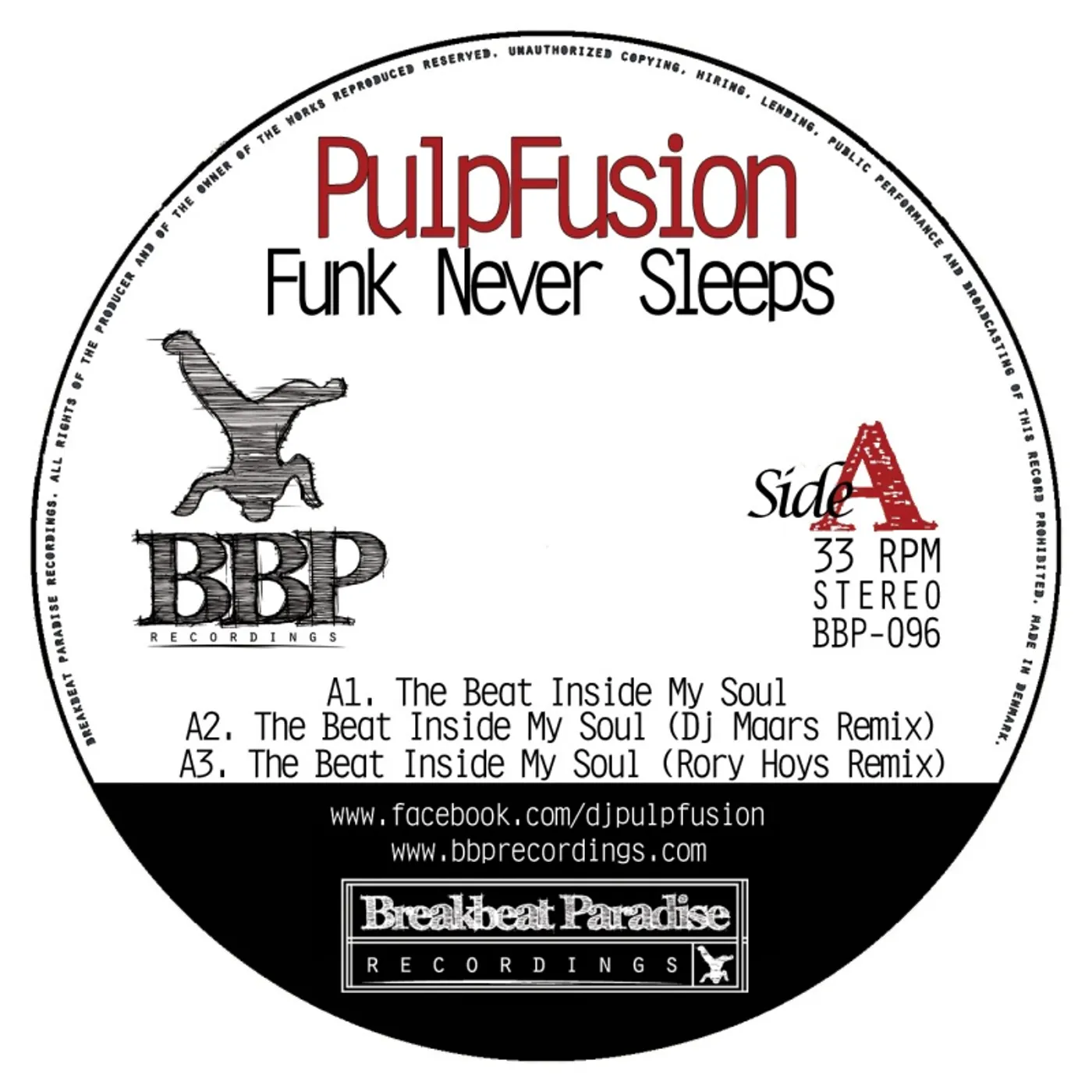 Pulpfusion / Morris Chestnut FUNK NEVER SLEEPS Vinyl Record