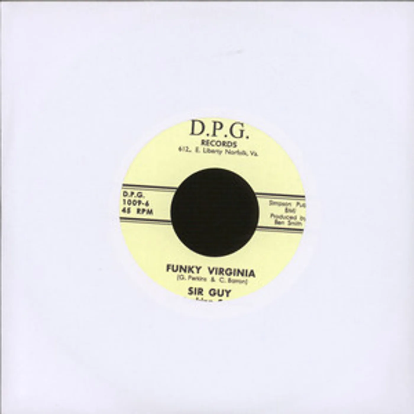Sir Guy FUNKY VIRGINIA Vinyl Record
