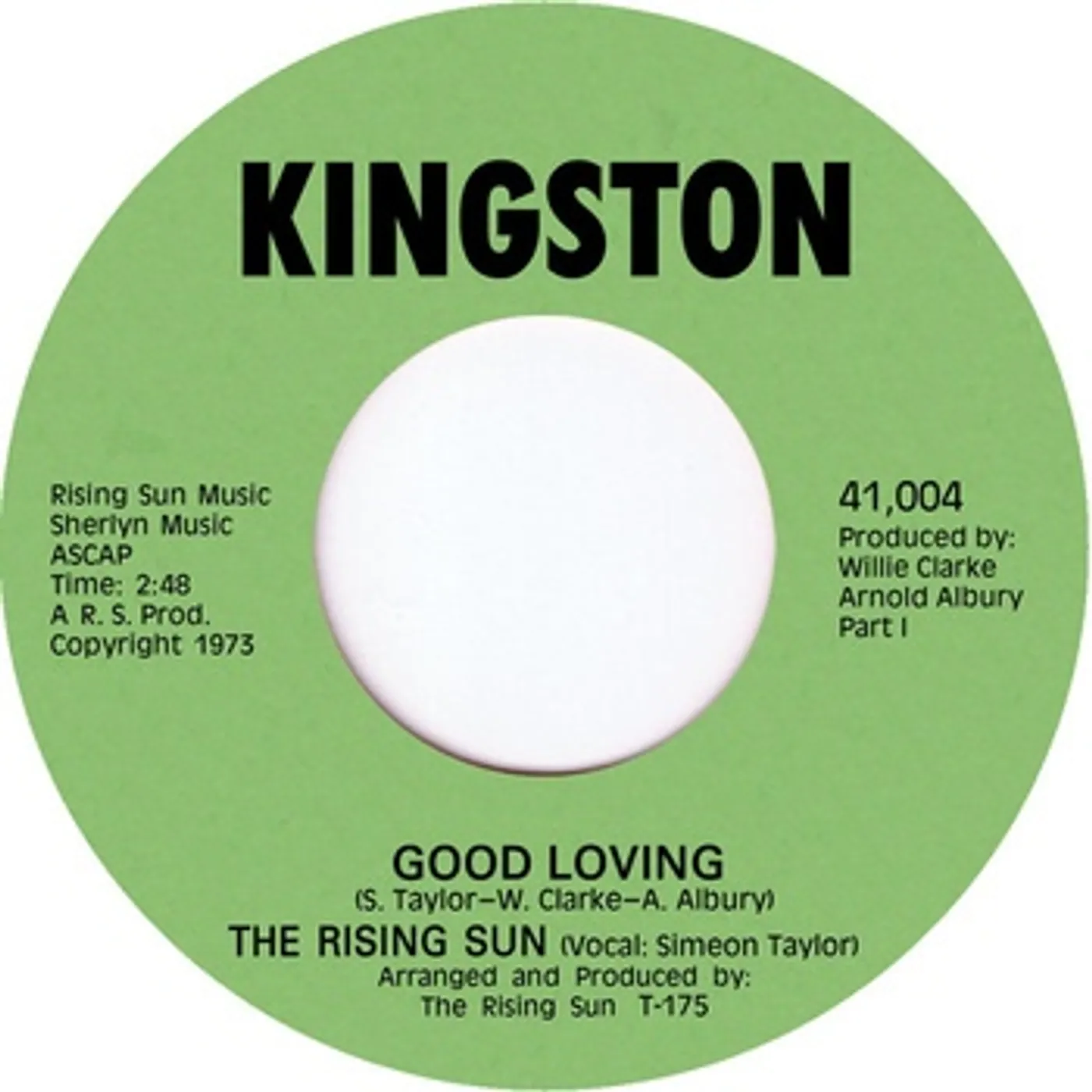Rising Sun Good Loving Vinyl Record