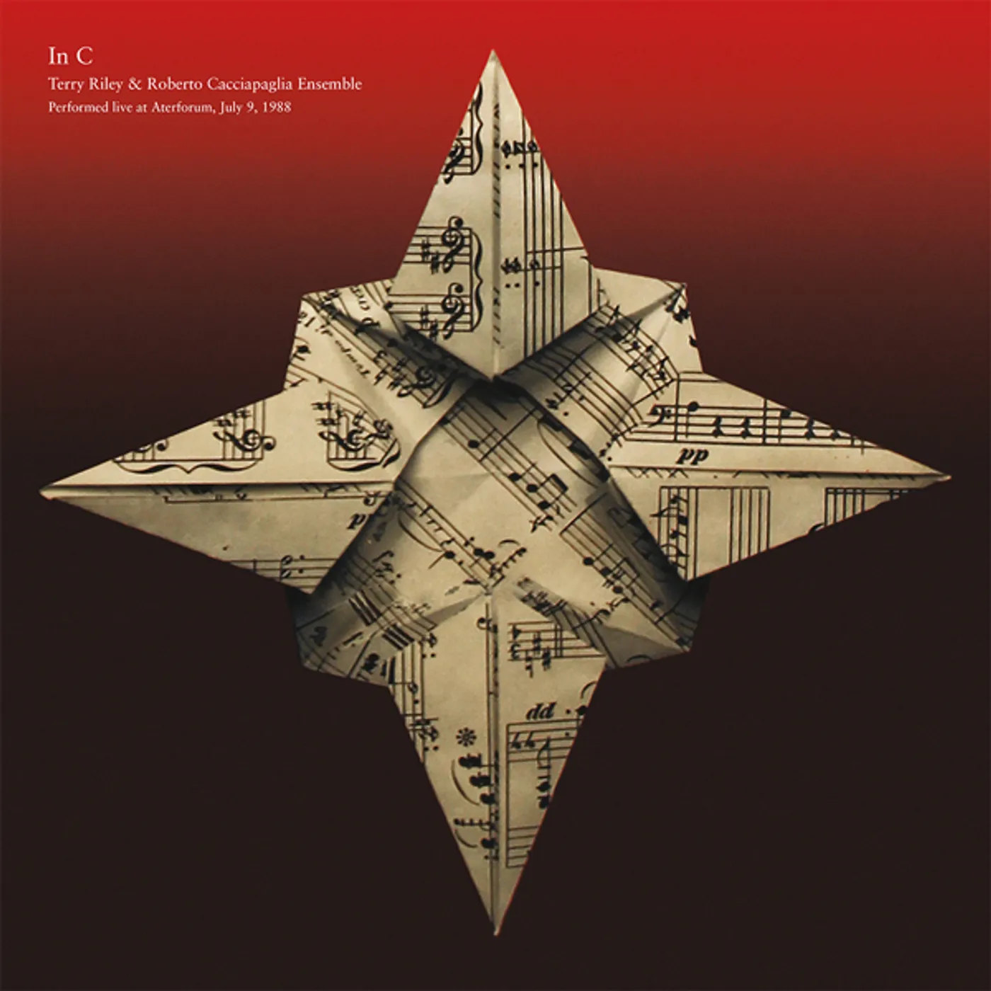 CACCIAPAGLIA ENSAMBLE IN C / LIVE AT AFTERFORUM FESTIVAL FERRARA Vinyl Record - Italy Release