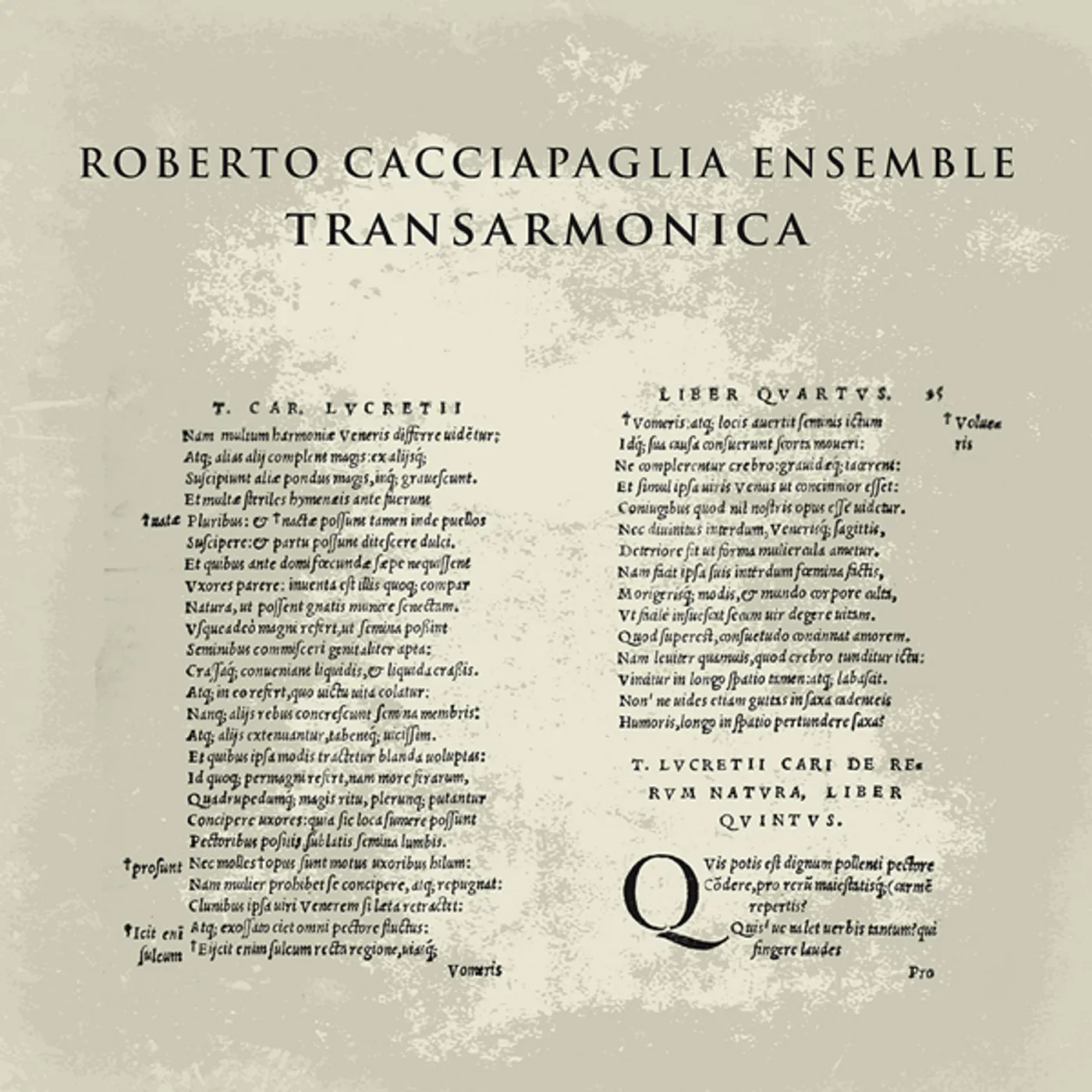 CACCIAPAGLIA ENSAMBLE TRANS-ARMONICA / LIVE AT AFTERFORUM FESTIVAL Vinyl Record - Italy Release